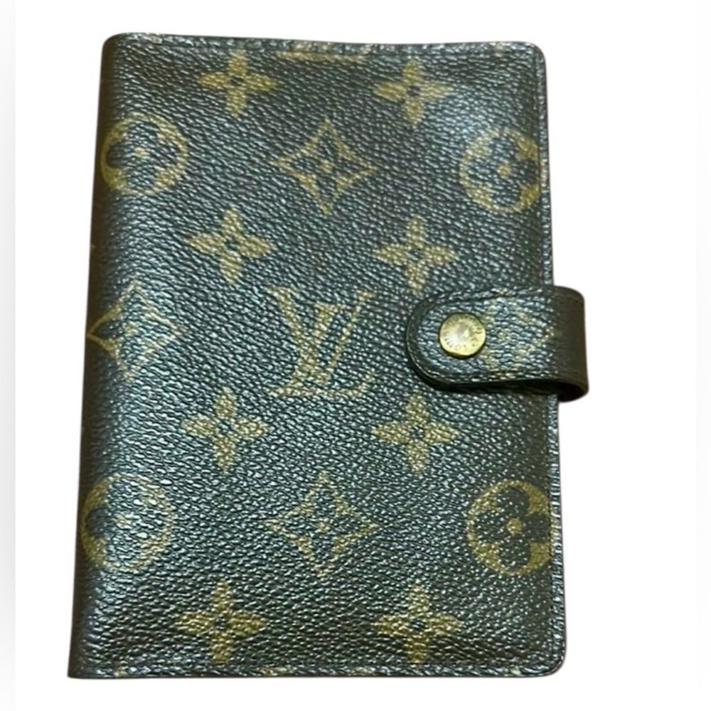Louis Vuitton Black and Gold Monogram Wallet